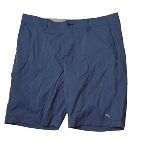 TOMMY Bahama blue plaid golf shorts size 36 big & tall